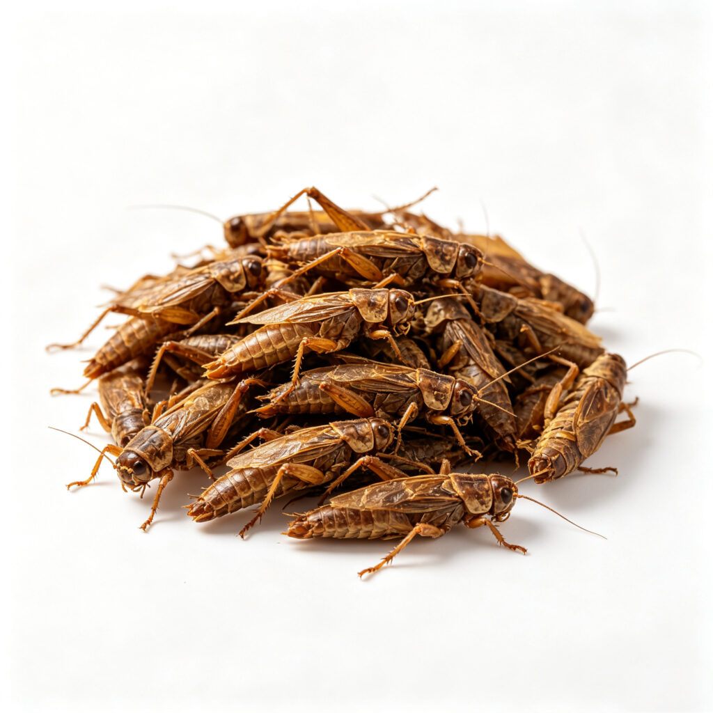 Wholesale Dried Grasshoppers processed via microwave for aquaculture feed